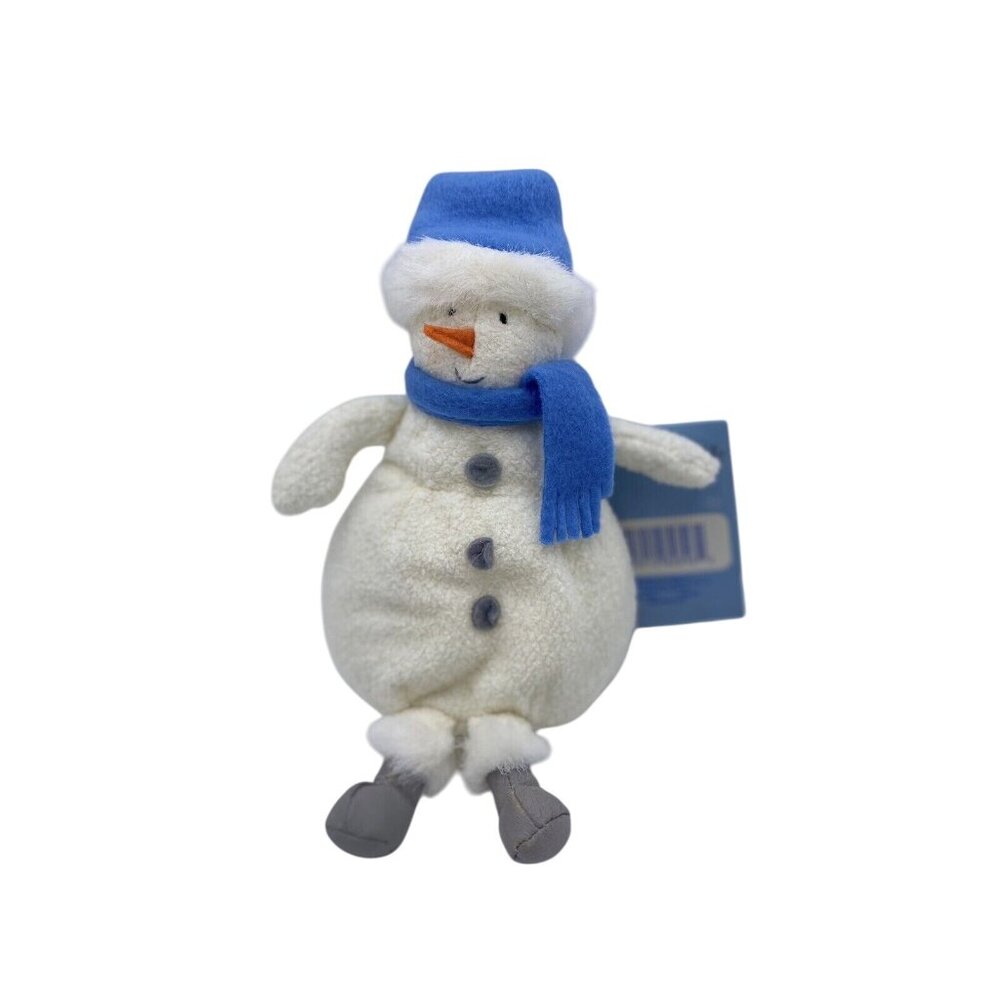 Hallmark Jingle Pals Belly Gros bedon Snowman Plush Stuffed‎ Shelf Sitter RARE